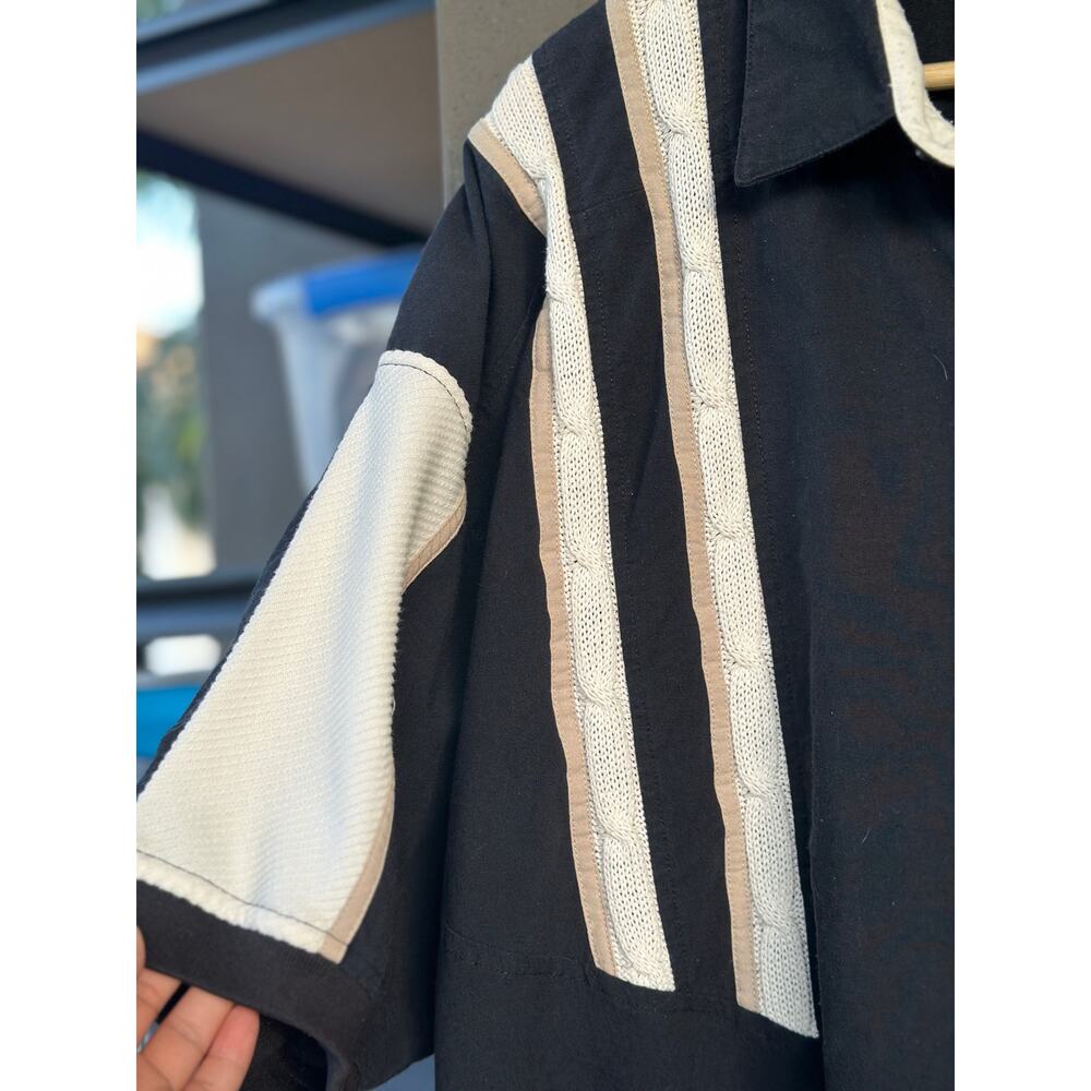 Vintage ‘90s KNIGHTSBRIDGE Men’s 2X Exclusive Polo Shirt w/ Argyle Banded Waist - Picture 3 of 8